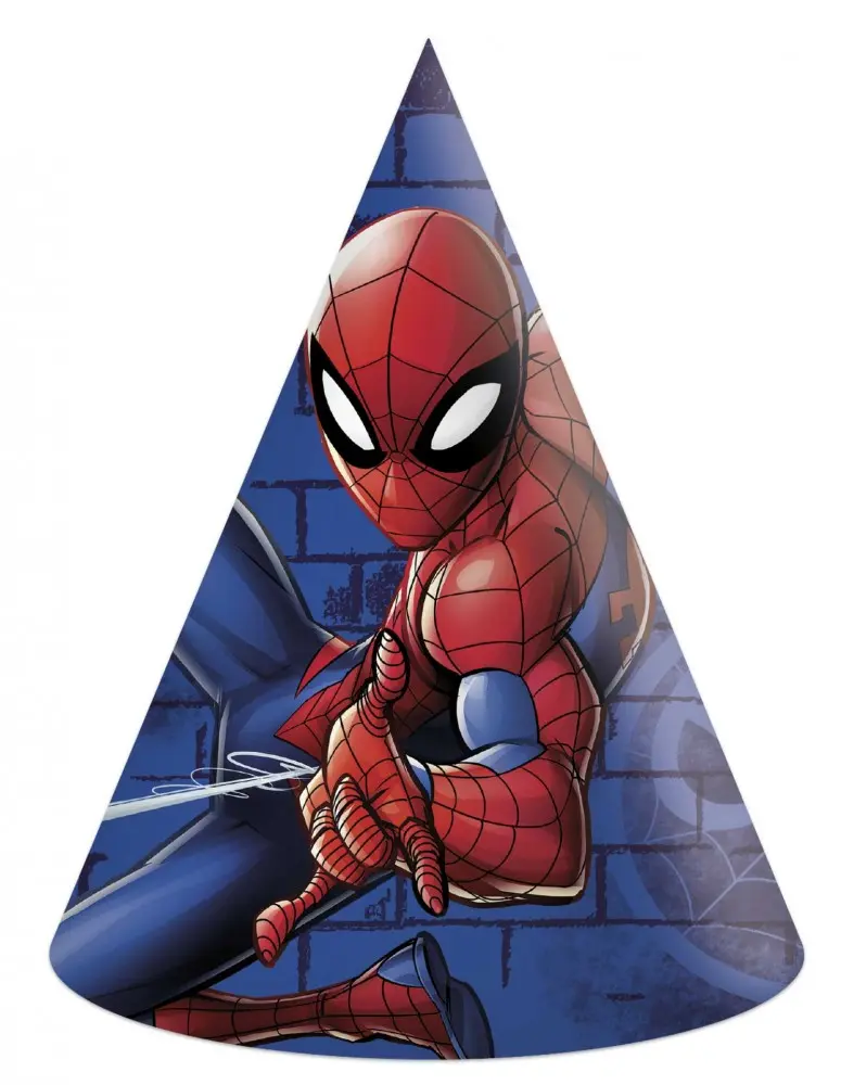 Pókember, Spiderman Team Up, Pókember Parti kalap, csákó 6 db-os termékfotó