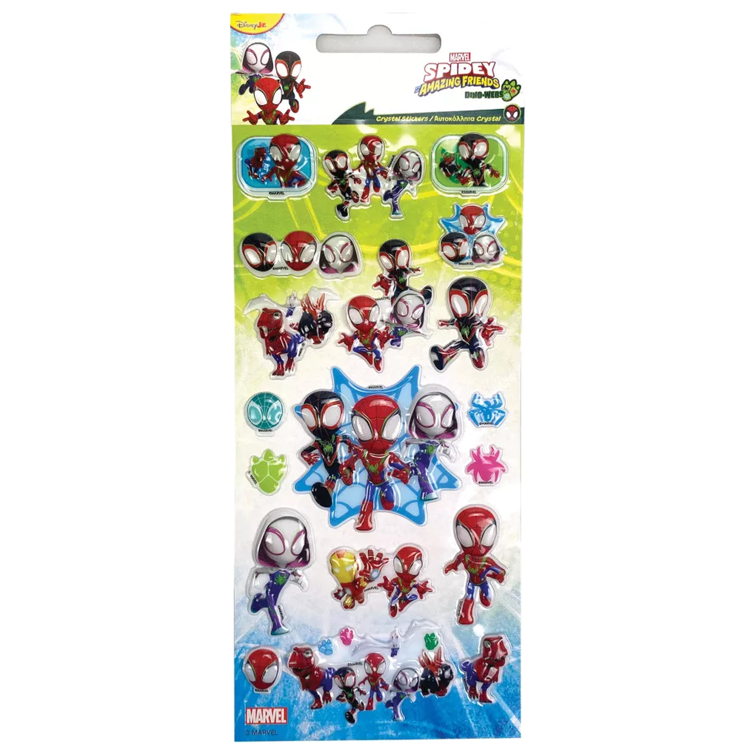 Pókember Spidey bubble matrica termékfotó