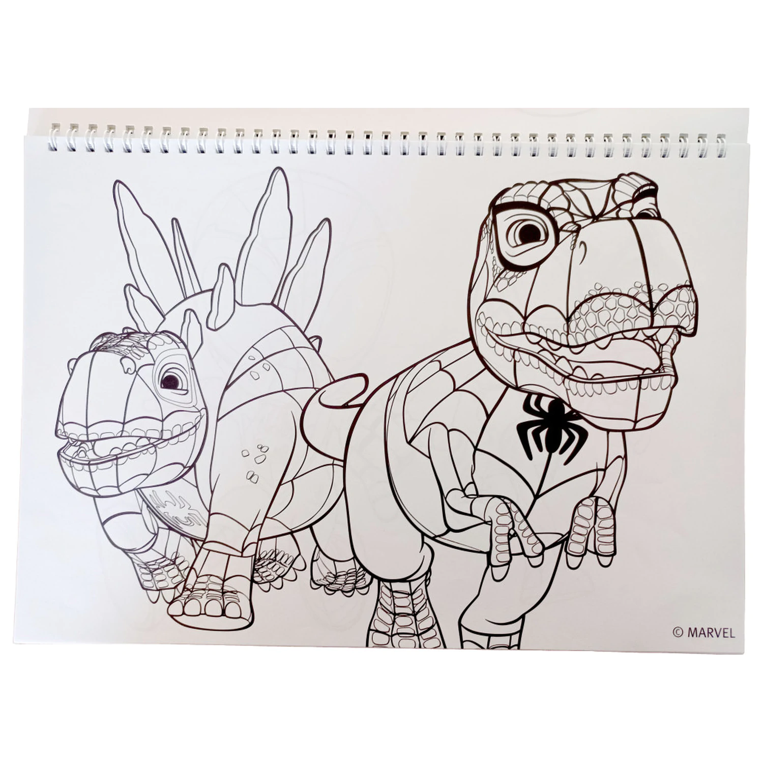 Pókember Spidey Dino-Webs A/4 spirál vázlatfüzet 40 lapos matricával termékfotó