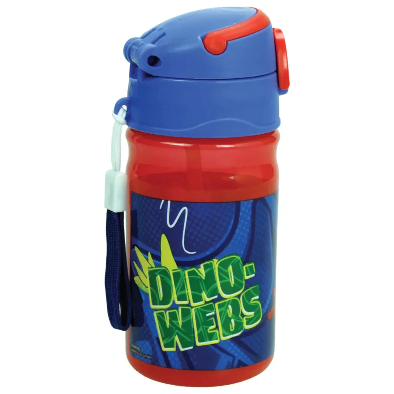 Pókember Spidey Dino Webs műanyag szívószálas kulacs akasztóval 350 ml termékfotó