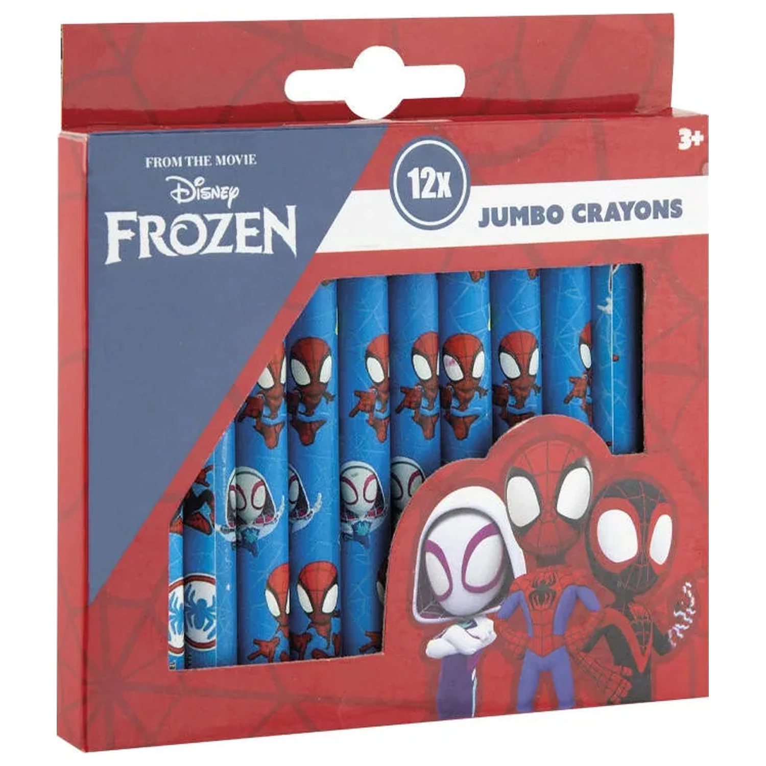 Pókember Spidey Friends zsírkréta 12 db-os termékfotó