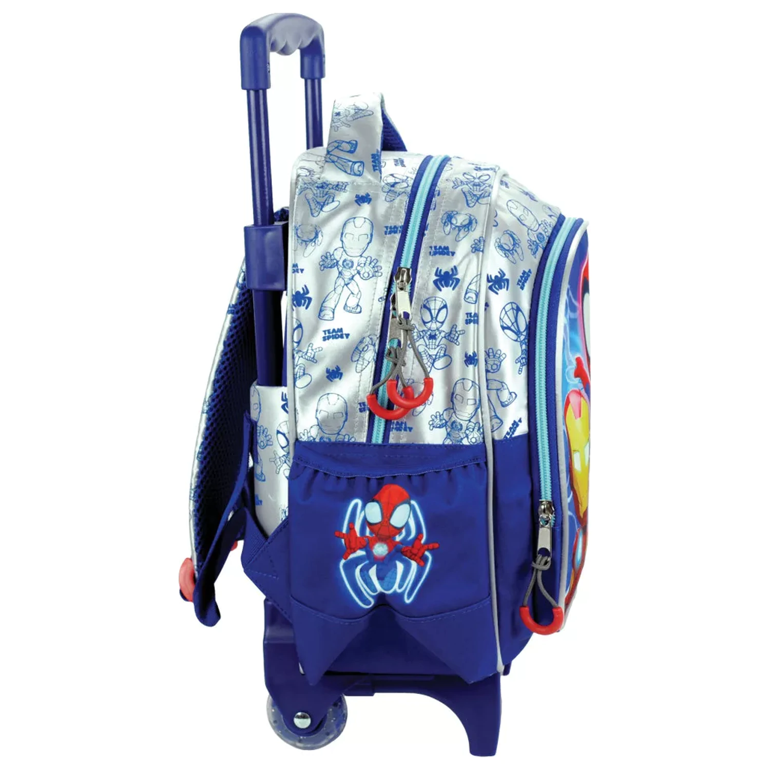 Pókember Spidey Glow gurulós ovis hátizsák, táska 30 cm termékfotó