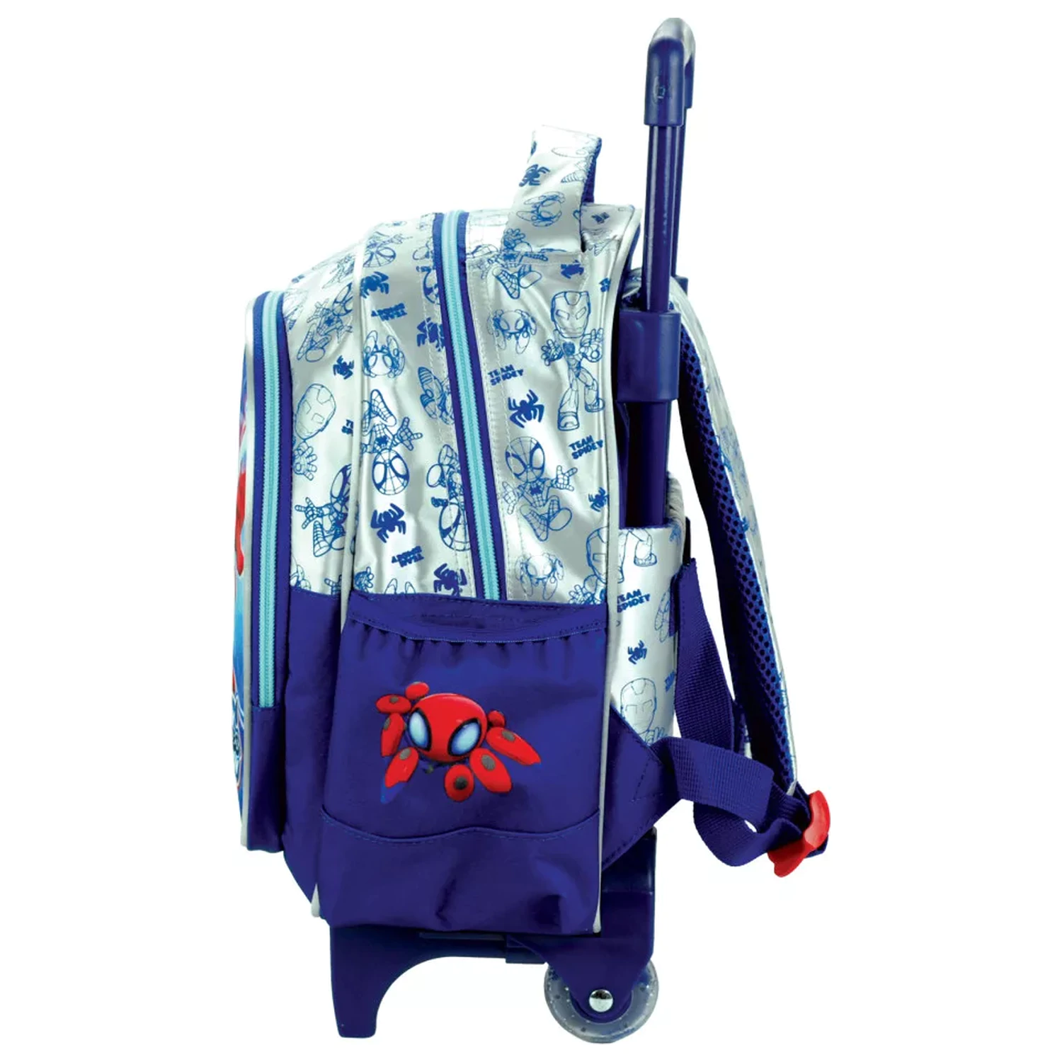 Pókember Spidey Glow gurulós ovis hátizsák, táska 30 cm termékfotó