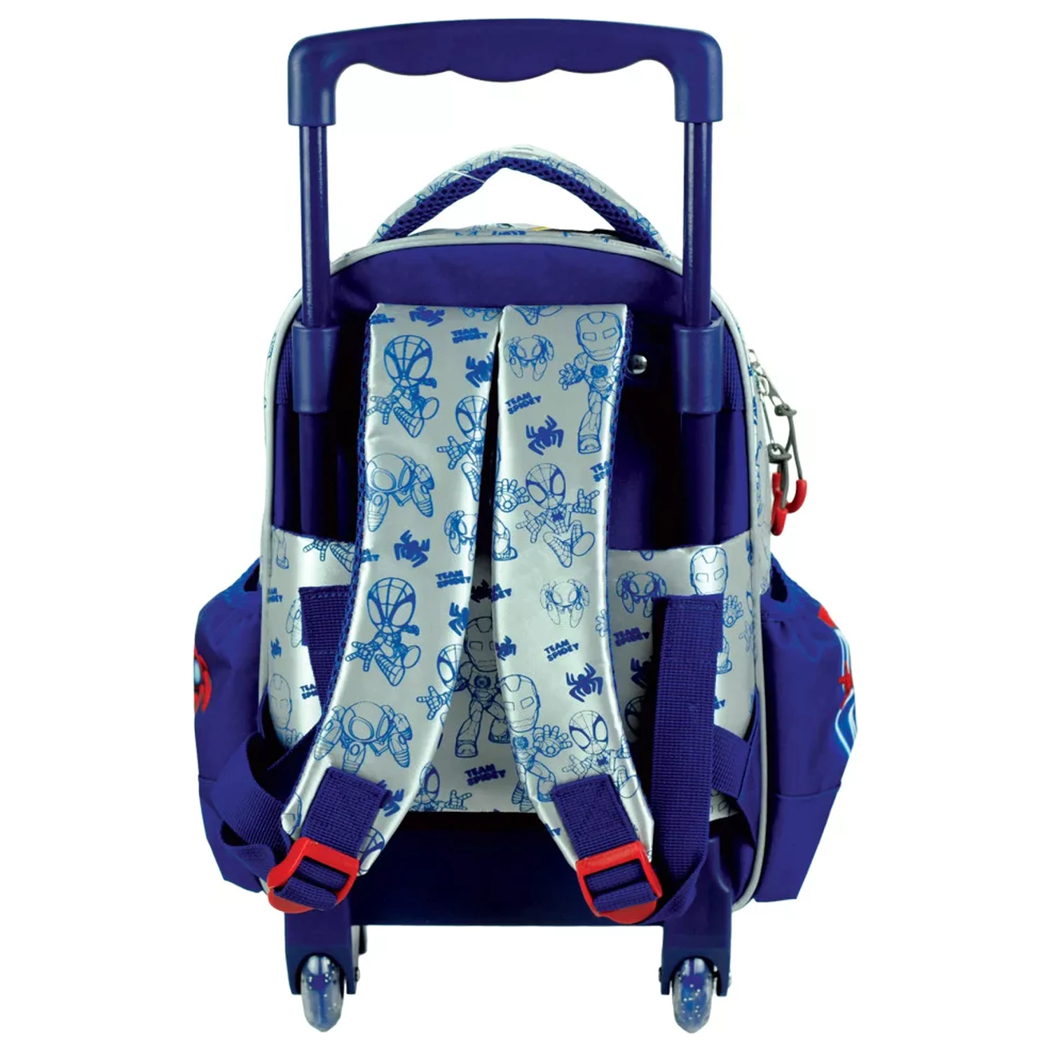 Pókember Spidey Glow gurulós ovis hátizsák, táska 30 cm termékfotó