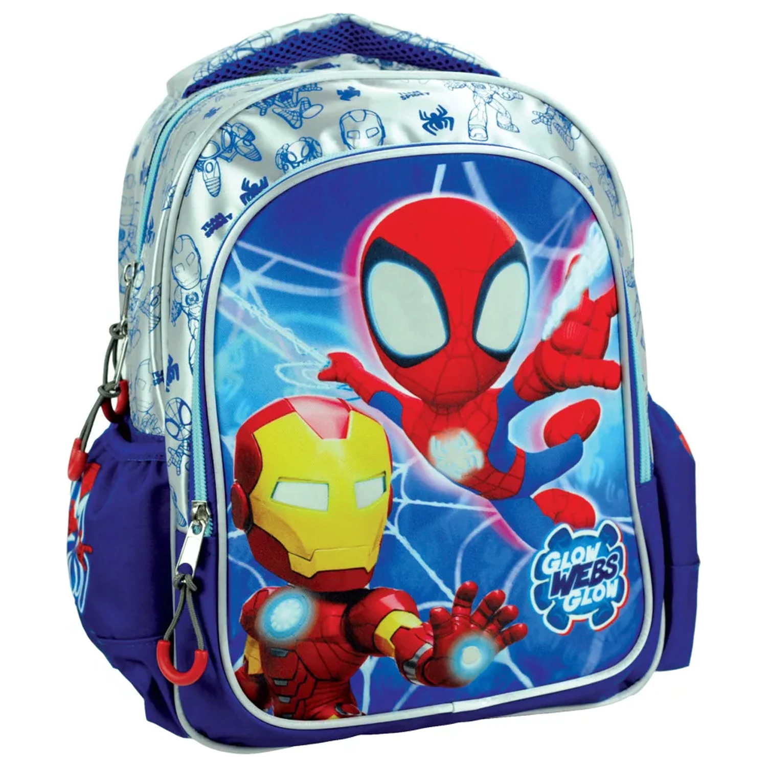Pókember Spidey Glow hátizsák, táska 31 cm termékfotó
