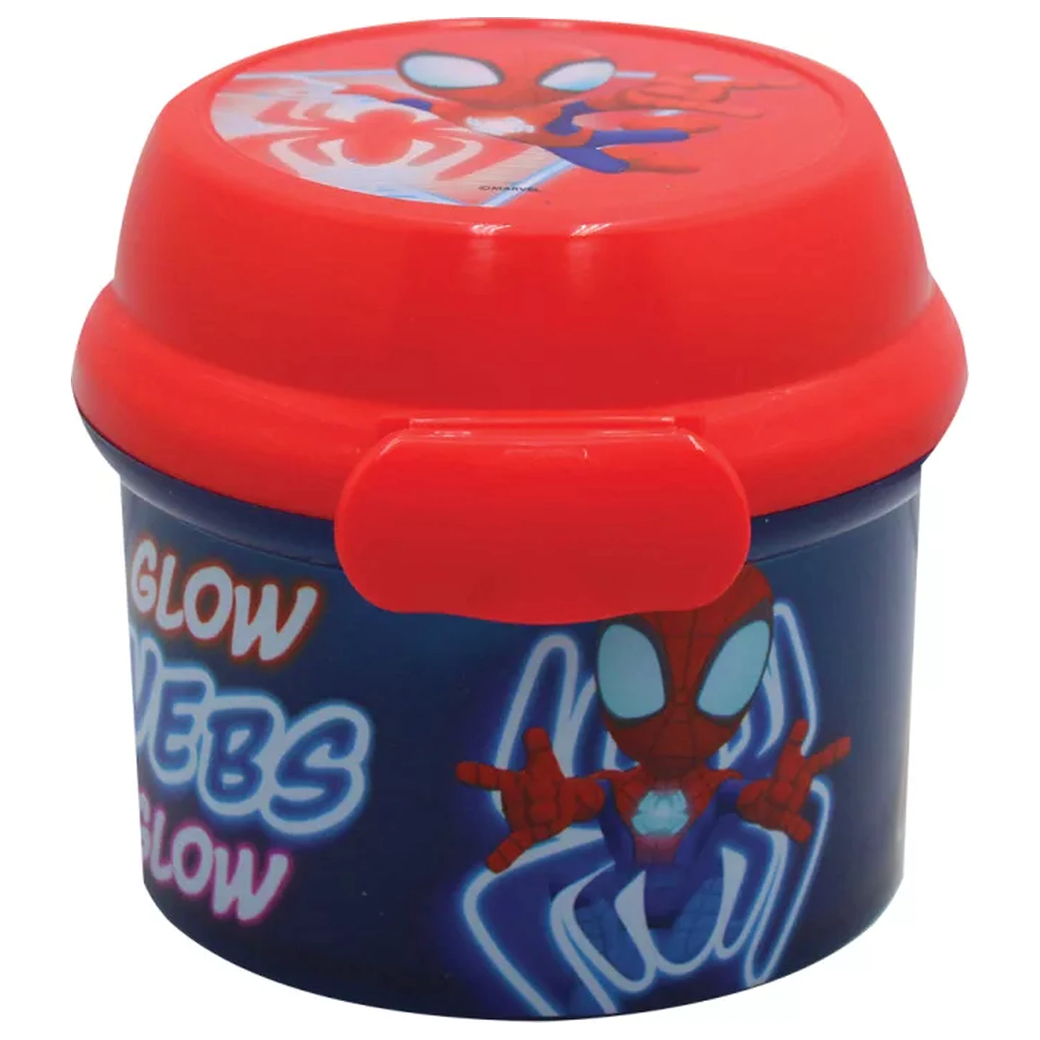 Pókember Spidey Glow műanyag snack tartó, uzsonnás doboz 270 ml termékfotó
