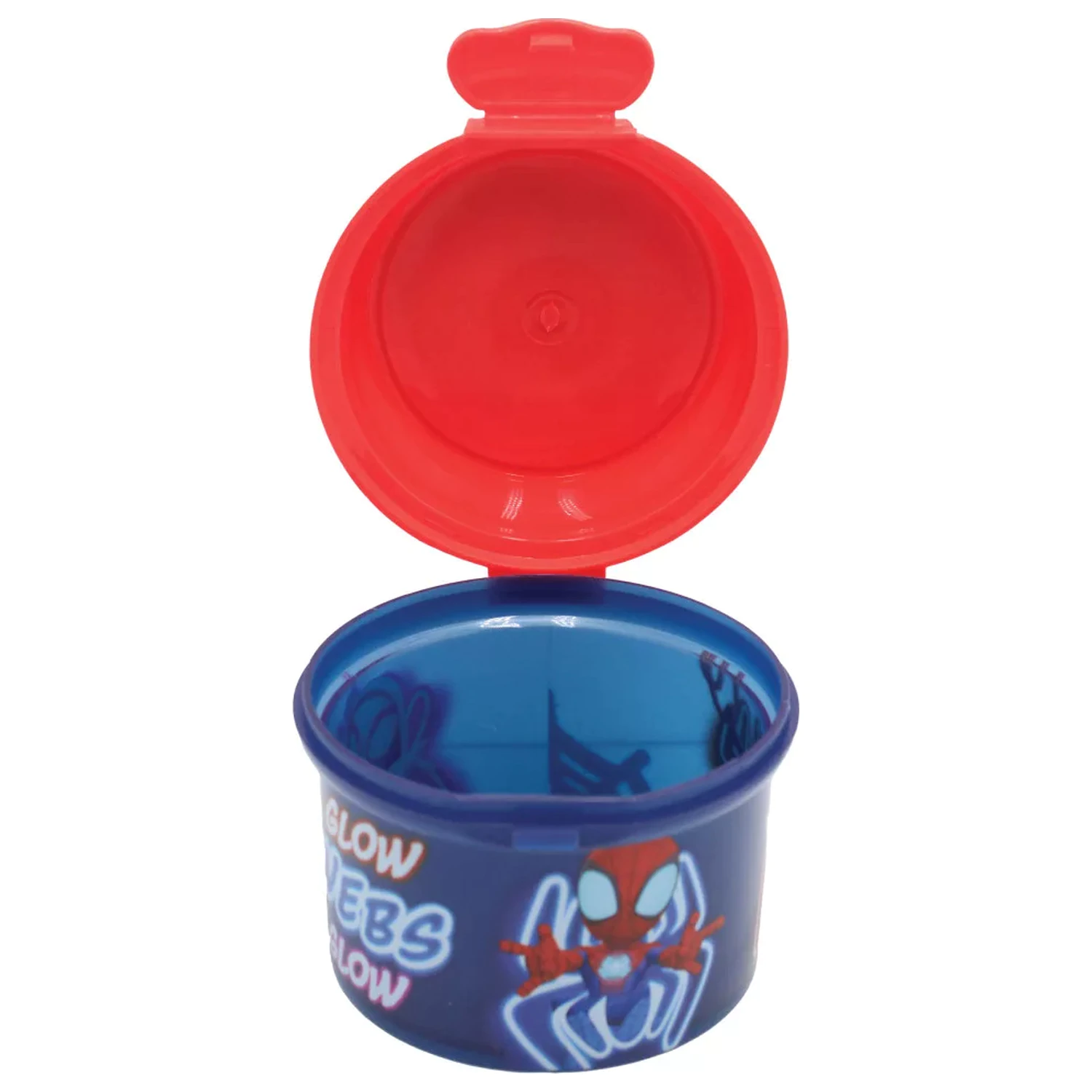 Pókember Spidey Glow műanyag snack tartó, uzsonnás doboz 270 ml termékfotó