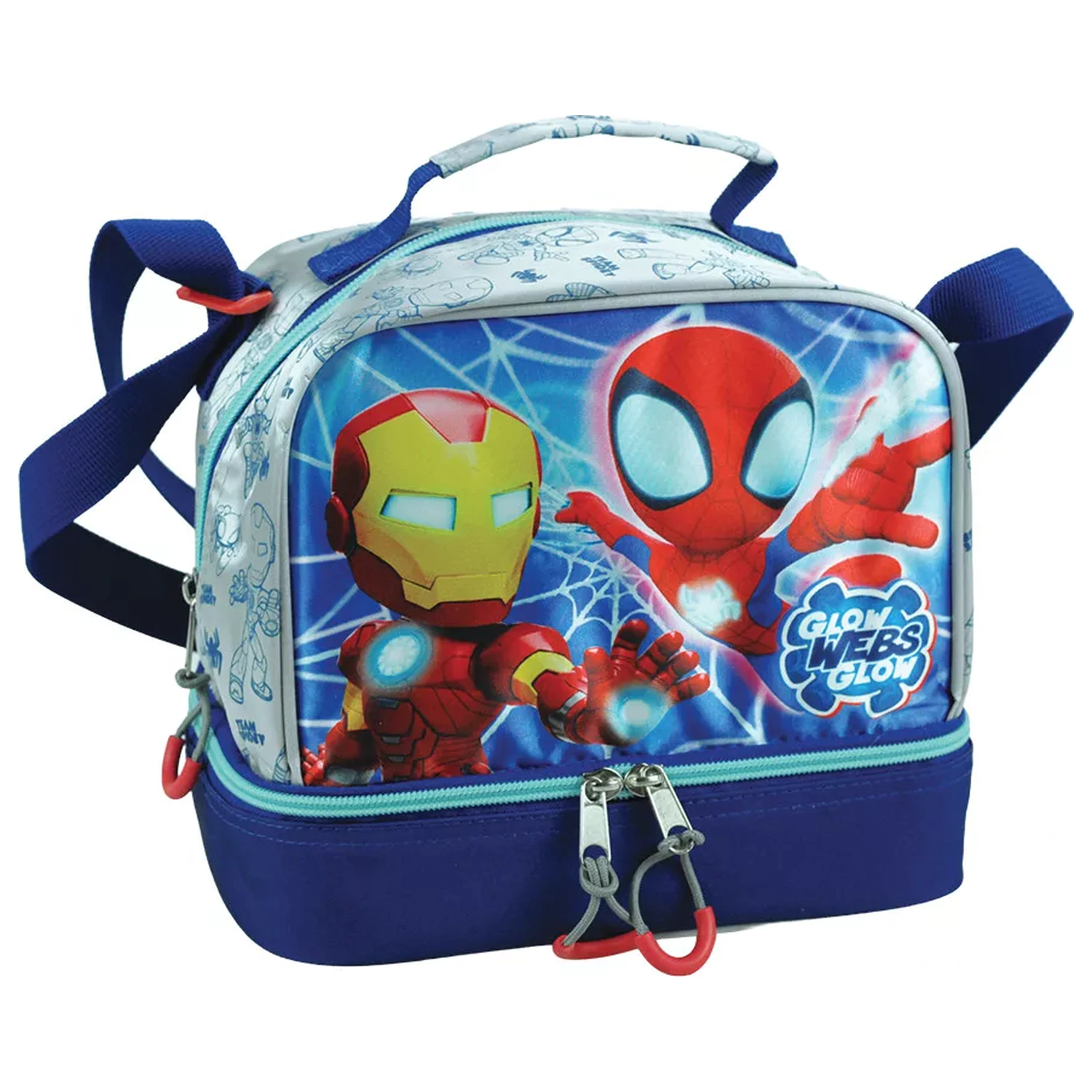 Pókember Spidey Glow thermo uzsonnás táska 21 cm termékfotó