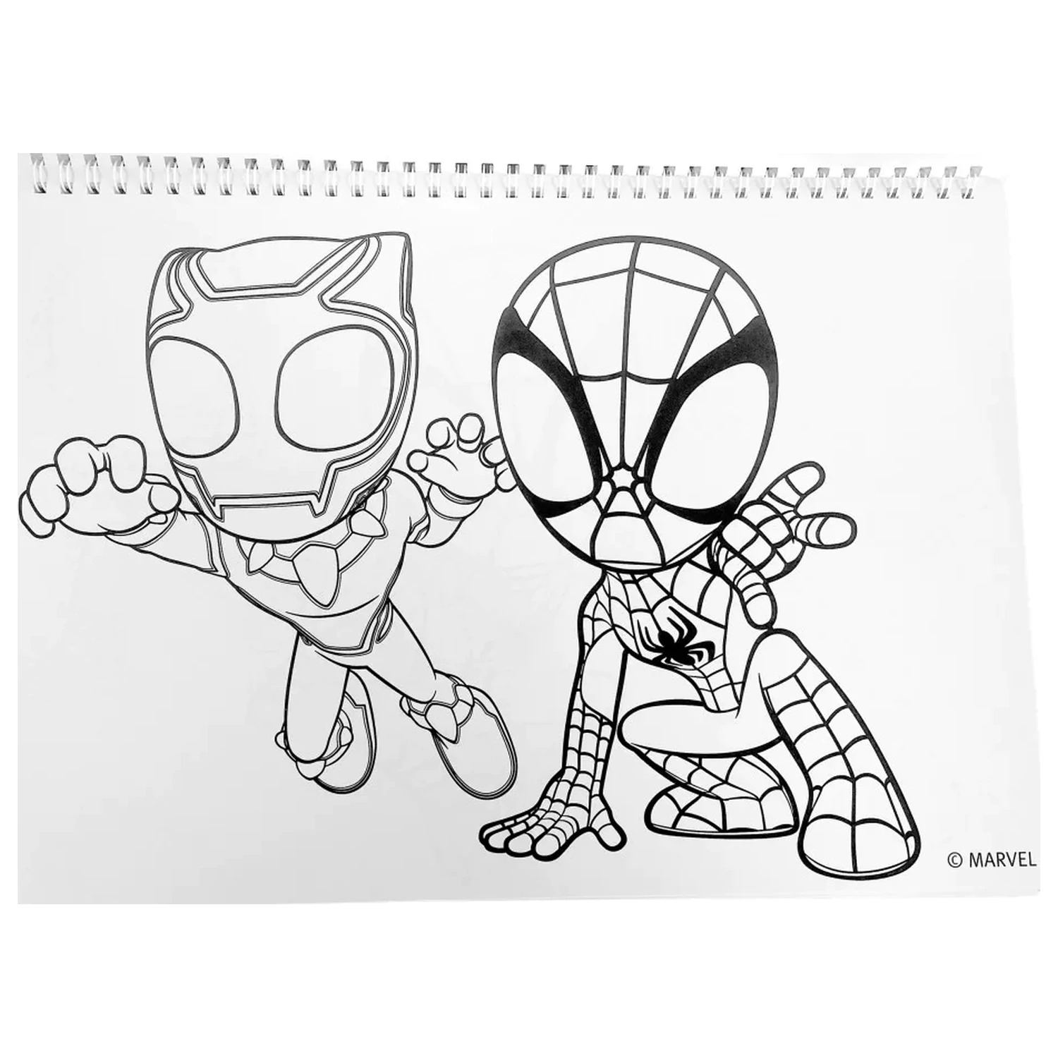 Pókember Spidey Web A/4 spirál vázlatfüzet 40 lapos matricával termékfotó