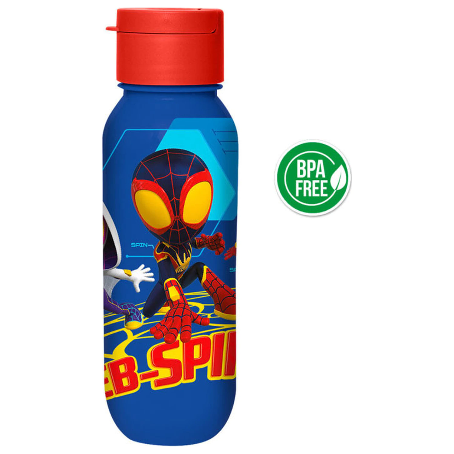 Pókember Spidey Web műanyag kulacs 500 ml termékfotó