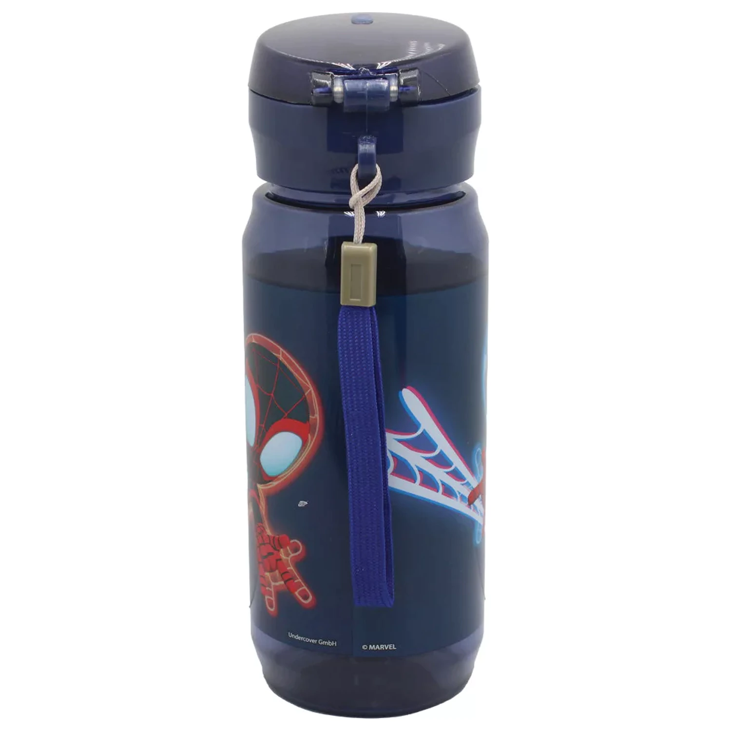 Pókember Spidey Web műanyag kulacs akasztóval 600 ml termékfotó