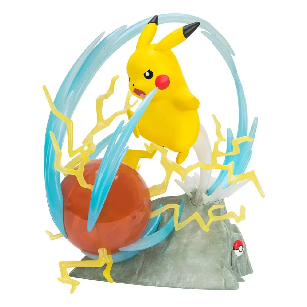 Pokémon 25th Anniversary Light-Up Deluxe Pikachu szobor figura 33 cm termékfotó