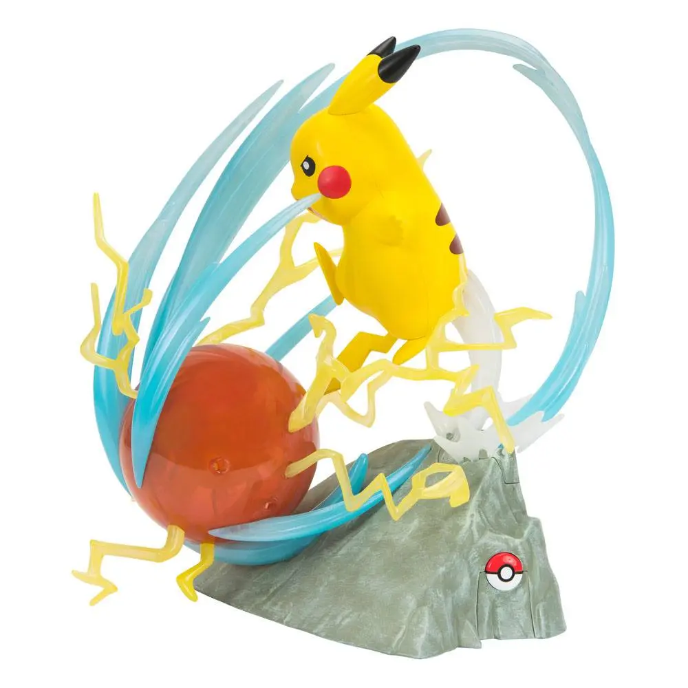 Pokémon 25th Anniversary Light-Up Deluxe Pikachu szobor figura 33 cm termékfotó