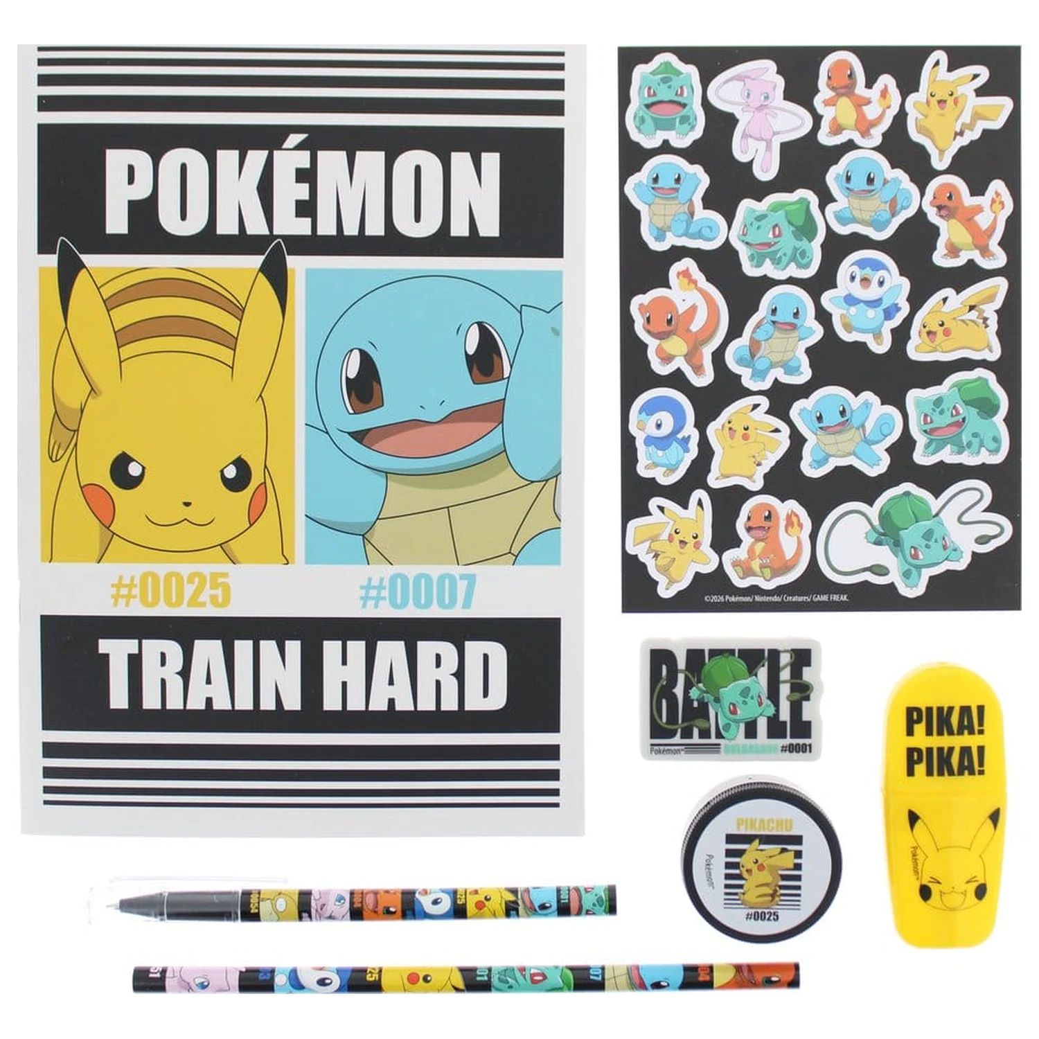 Pokémon 7 db-os írószer csomag  termékfotó
