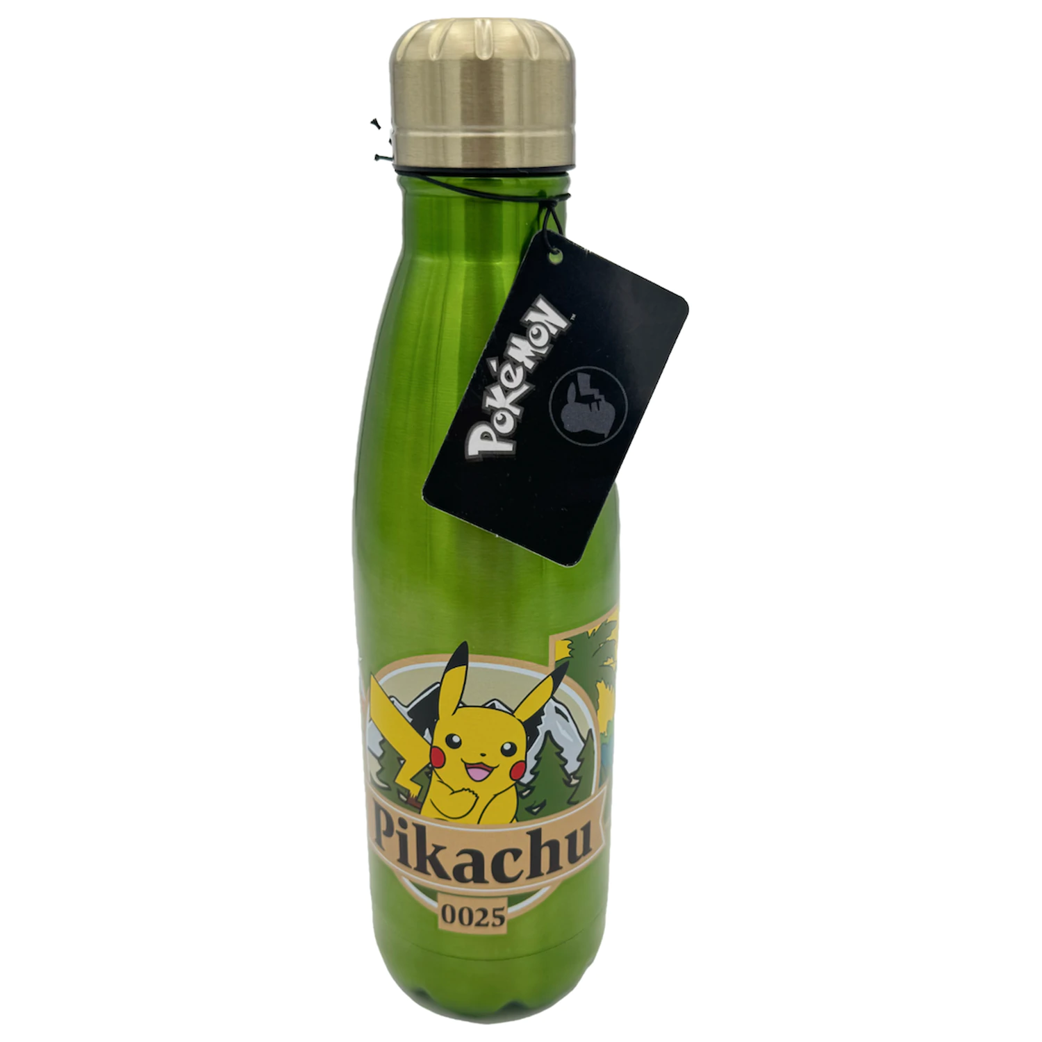 Pokémon A Wild Pikachu rozsdamentes acél palack kulacs termékfotó