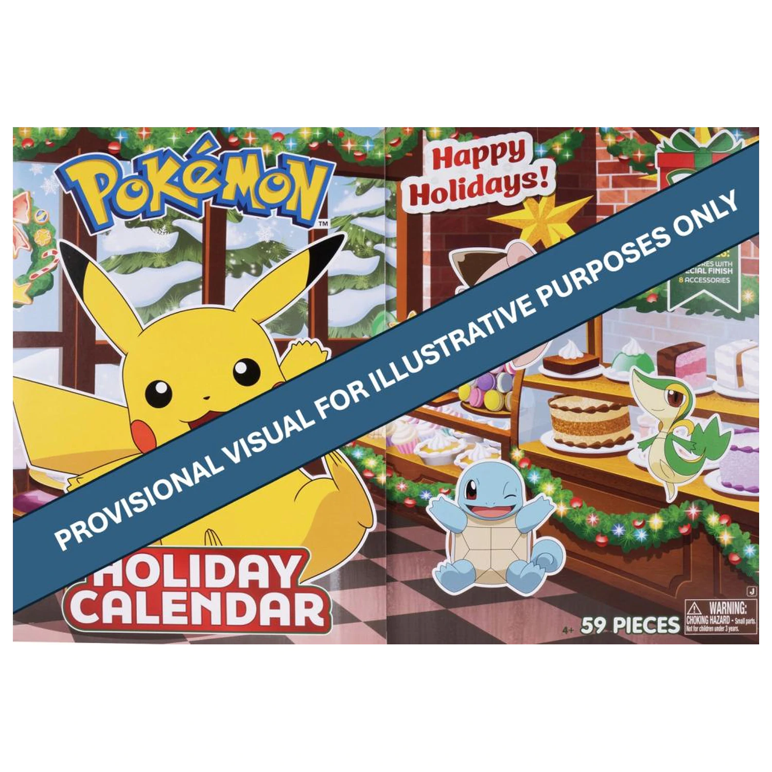 Pokémon adventi kalendárium 2026 termékfotó