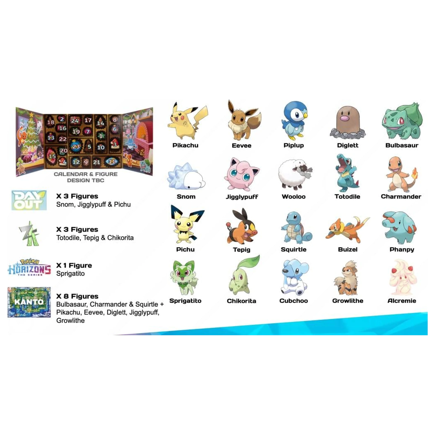 Pokémon adventi kalendárium 2026 termékfotó