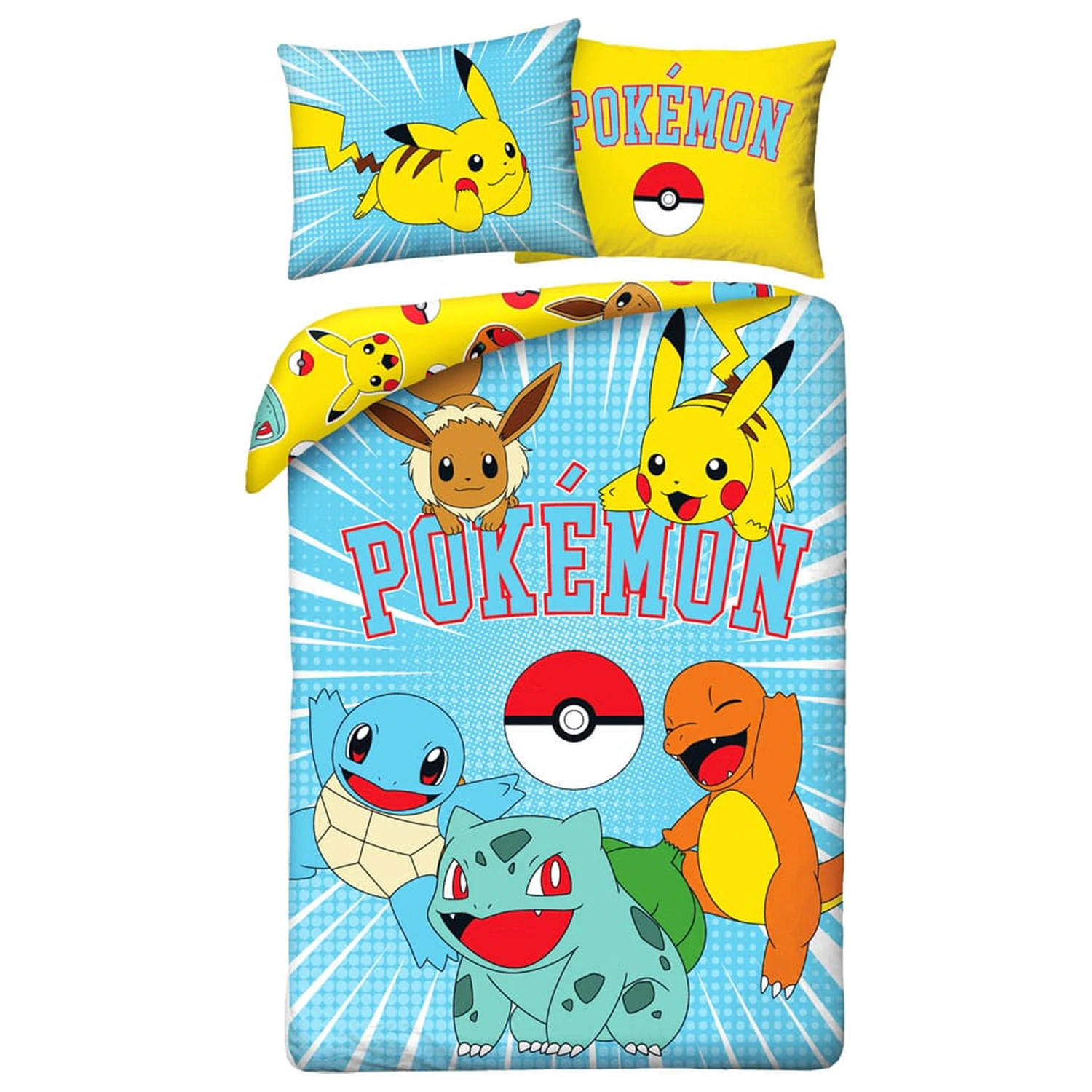 Pokémon ágyneműhuzat Ver. 14 140 x 200 cm / 70 x 90 cm  termékfotó