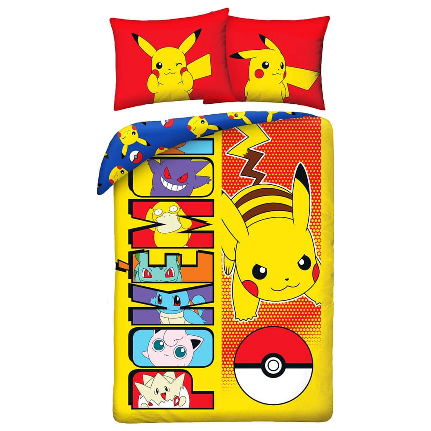 Pokémon ágyneműhuzat Ver. 15 140 x 200 cm / 70 x 90 cm  termékfotó