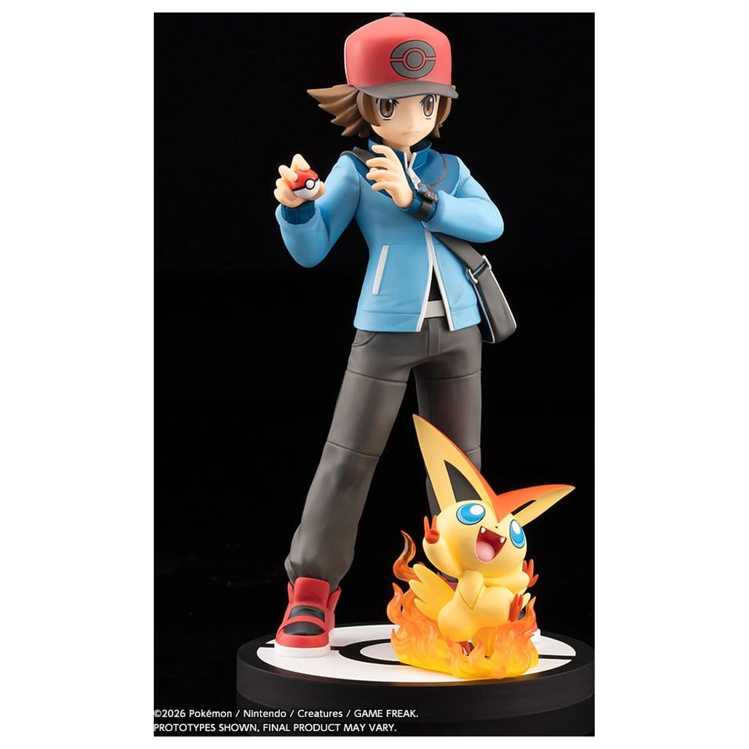 Pokémon ARTFX J 1/8 Hilbert with Victini PVC figura 20 cm termékfotó
