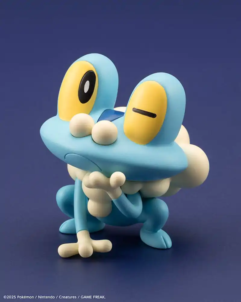 Pokémon ARTFXJ 1/8 Calem &amp; Froakie szobor figura 20 cm termékfotó
