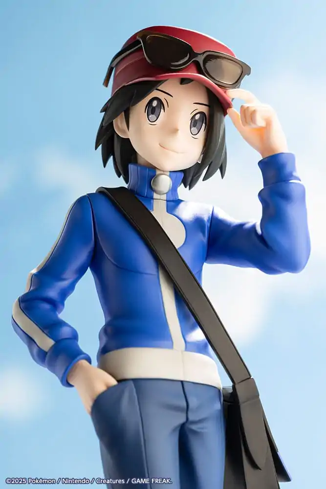 Pokémon ARTFXJ 1/8 Calem &amp; Froakie szobor figura 20 cm termékfotó