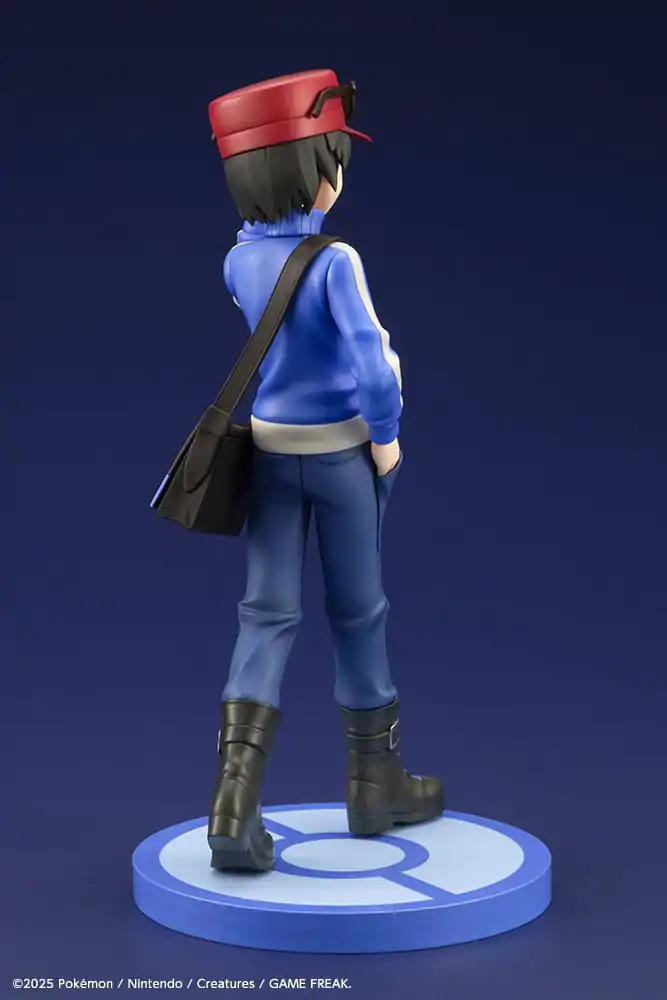 Pokémon ARTFXJ 1/8 Calem &amp; Froakie szobor figura 20 cm termékfotó