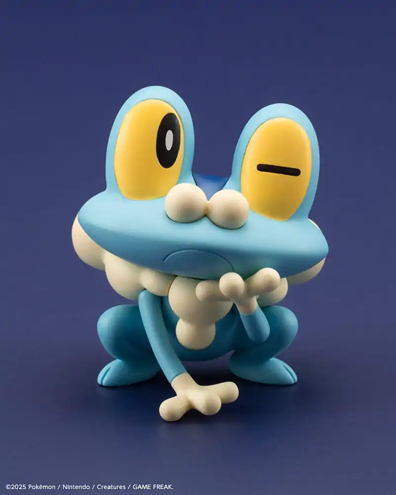 Pokémon ARTFXJ 1/8 Calem &amp; Froakie szobor figura 20 cm termékfotó