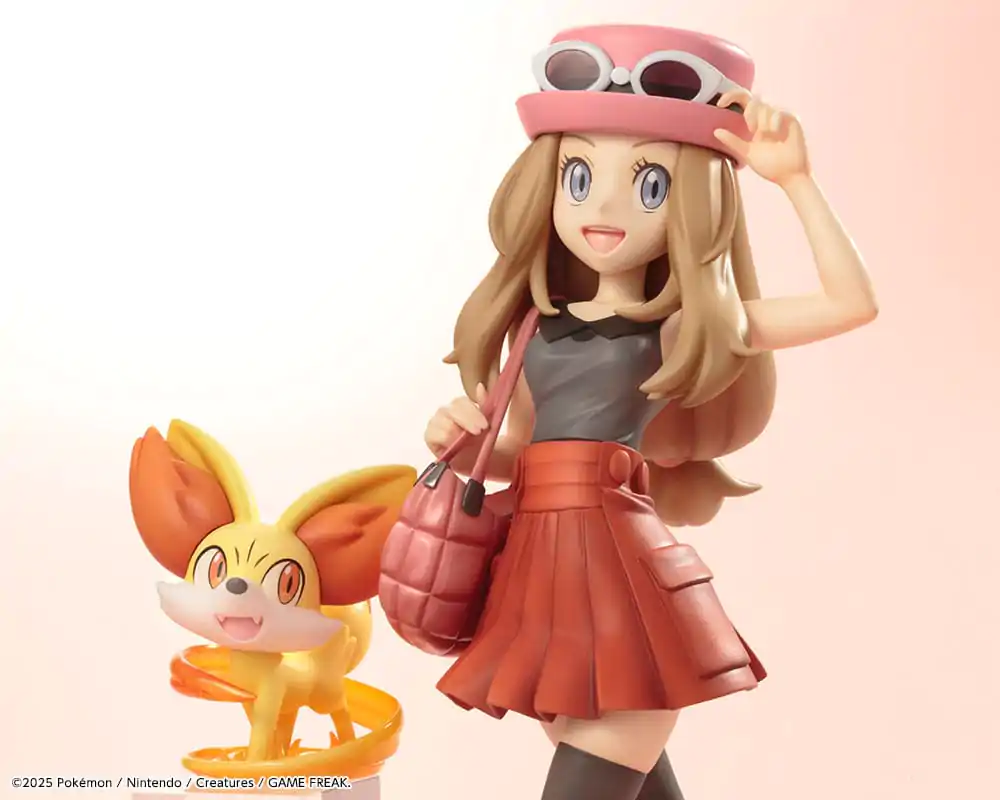 Pokémon ARTFXJ 1/8 Serena & Fennekin szobor figura 21 cm termékfotó