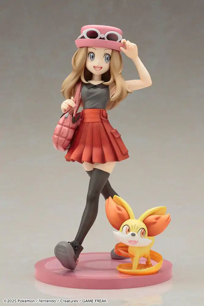 Pokémon ARTFXJ 1/8 Serena & Fennekin szobor figura 21 cm termékfotó