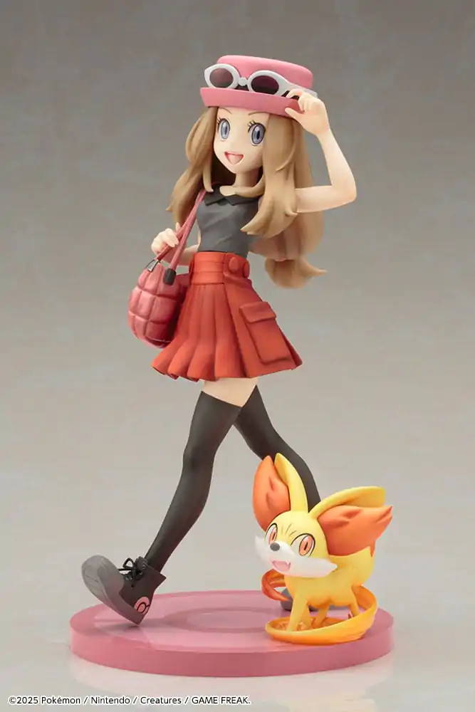 Pokémon ARTFXJ 1/8 Serena & Fennekin szobor figura 21 cm termékfotó