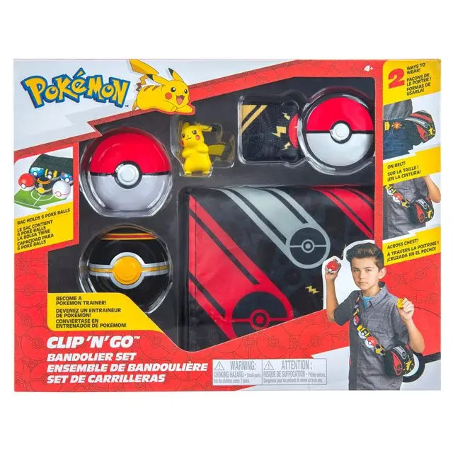 Pokémon Bandolier csomag Poké Ball, Luxury Ball &amp; Pikachu #2 termékfotó