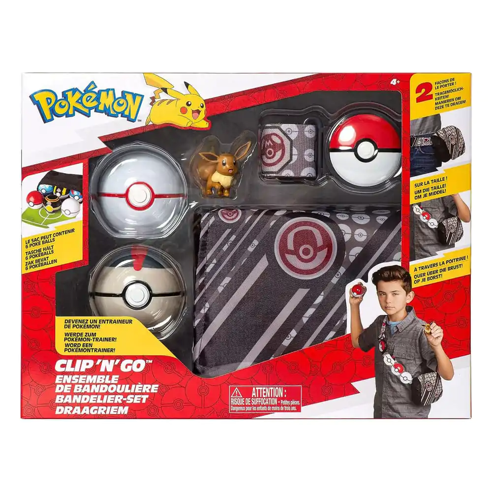 Pokémon Bandolier Set Premier Ball, Timer Ball & Eevee termékfotó