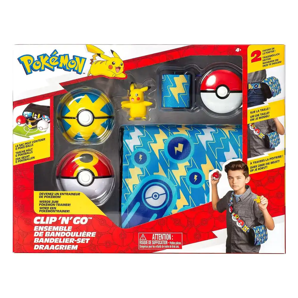 Pokémon Bandolier Set Quick Ball, Repeat Ball &amp; Pikachu termékfotó
