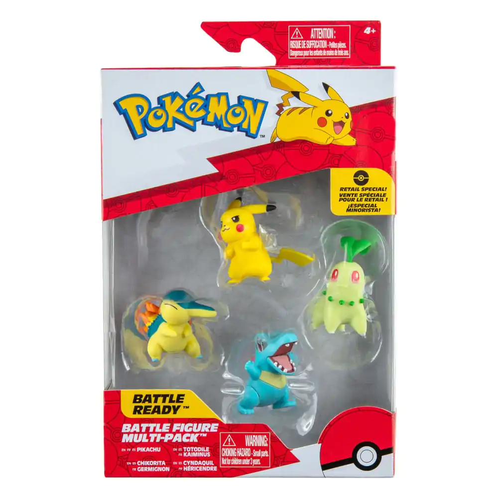 Pokémon Battle 4 db-os figura csomag termékfotó