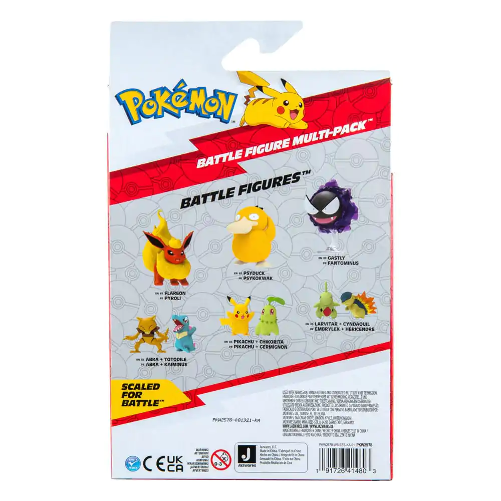 Pokémon Battle 4 db-os figura csomag termékfotó