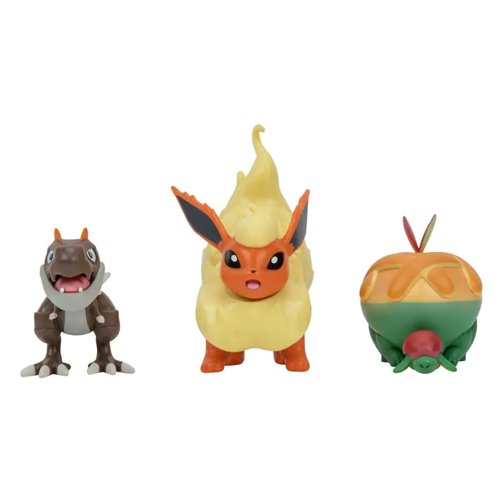 Pokémon Battle Figure Appltun, Tyrunt, Flareon 3 db-os figura csomag 5 cm termékfotó