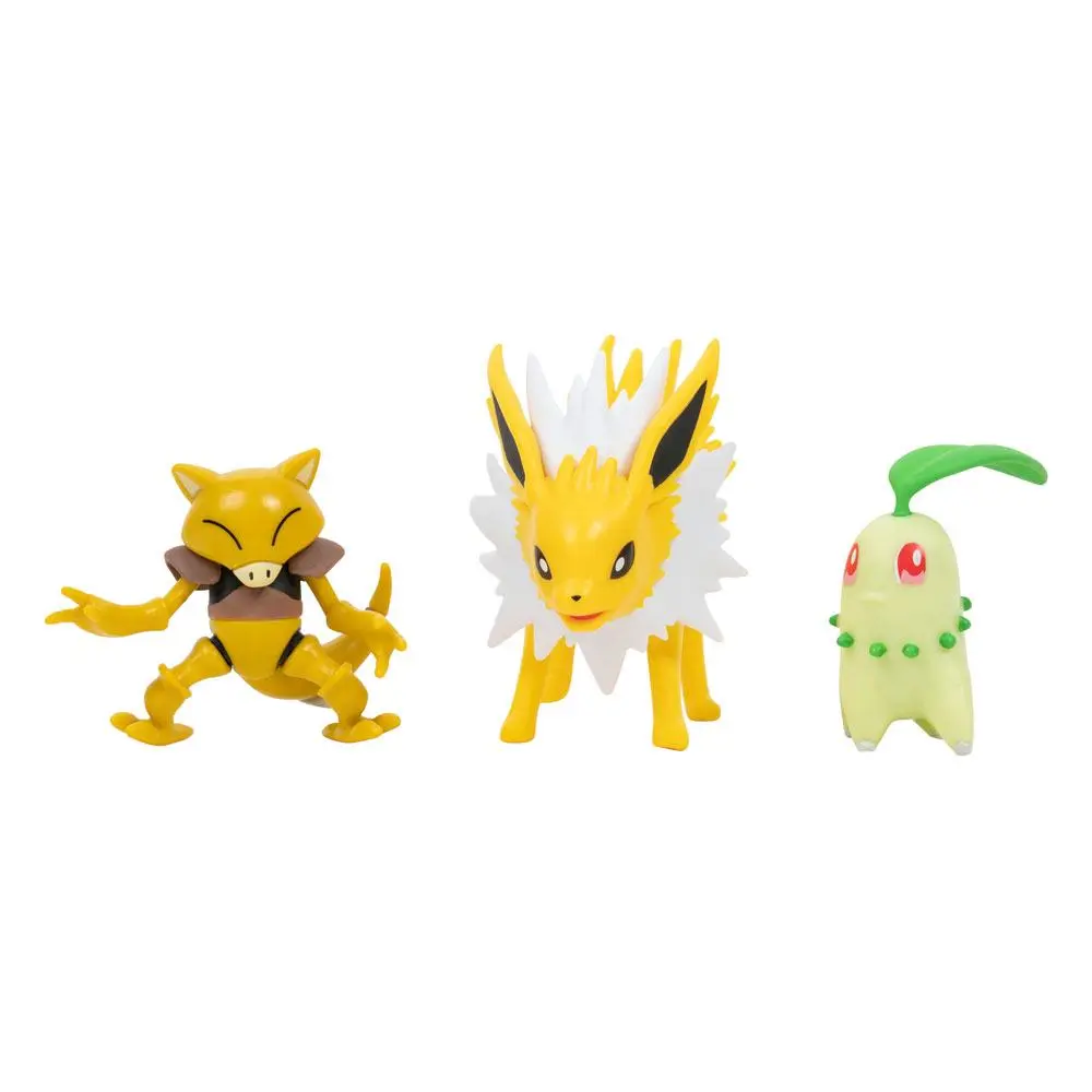 Pokémon Battle Chikorita, Abra, Jolteon figura csomag 5 cm termékfotó
