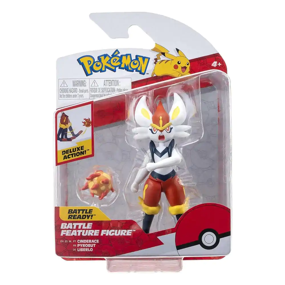 Pokémon Battle Feature Cinderace figura 10 cm termékfotó