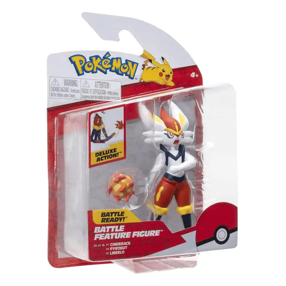 Pokémon Battle Feature Cinderace figura 10 cm termékfotó