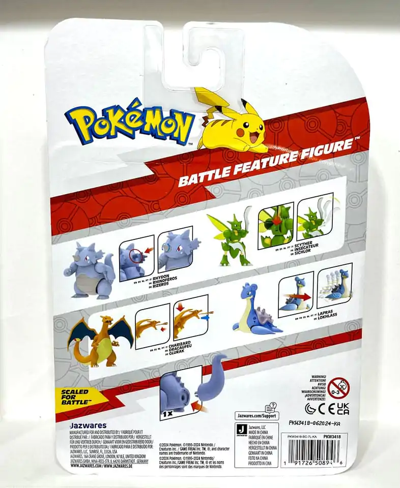 Pokémon Battle Feature Rhydon figura 20 cm termékfotó