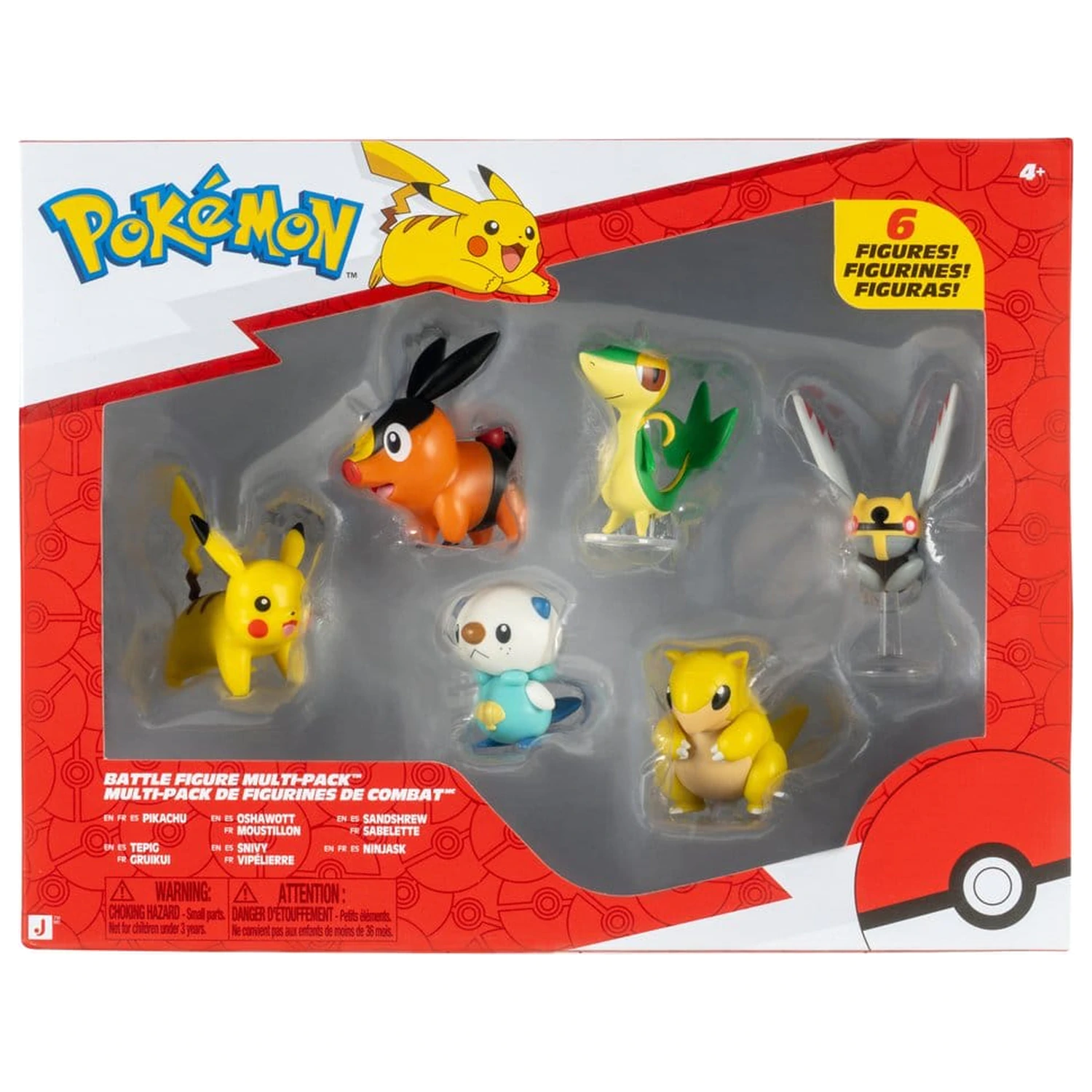 Pokémon Battle figura 6 db-os figura csomag termékfotó
