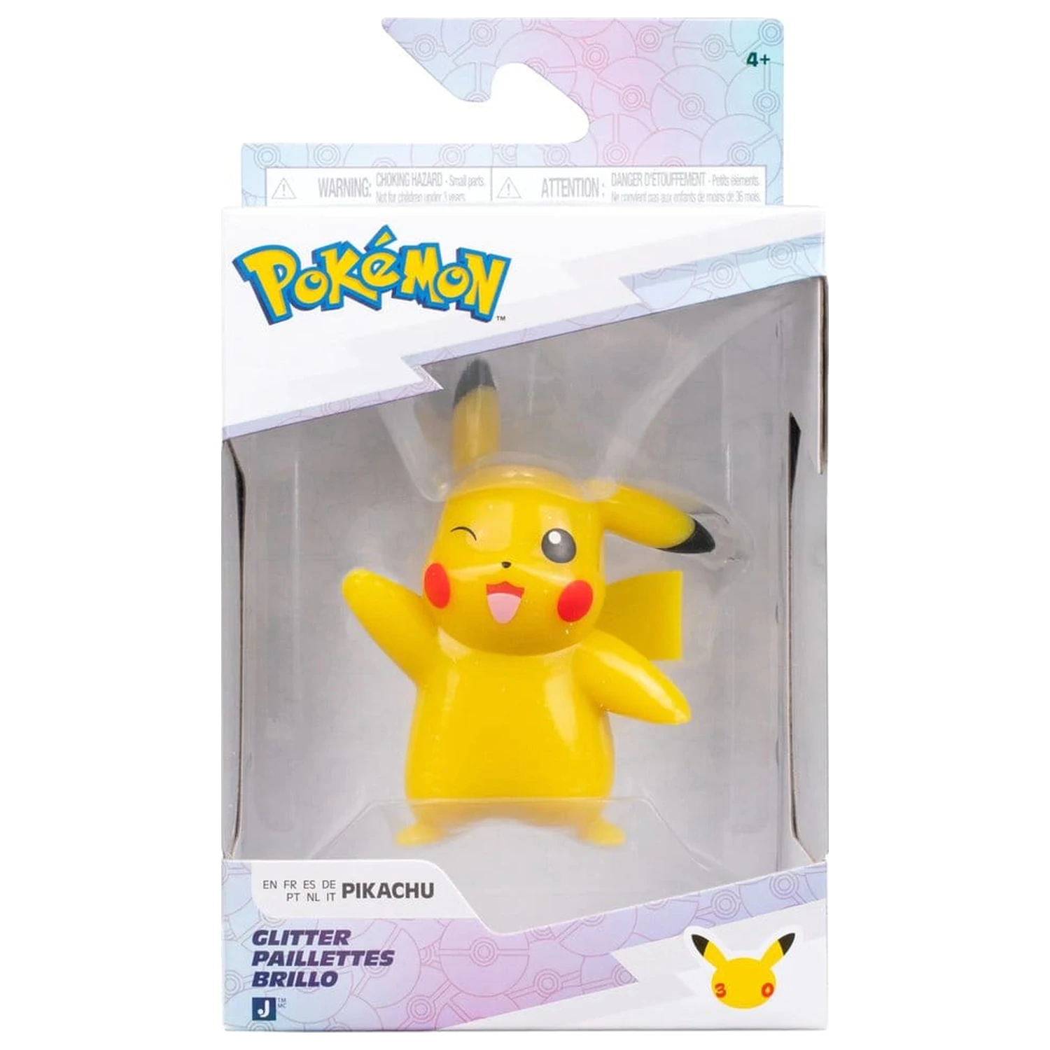 Pokémon Battle figura akciófigura Pikachu (30th Anniversary Glitter) 8 cm termékfotó