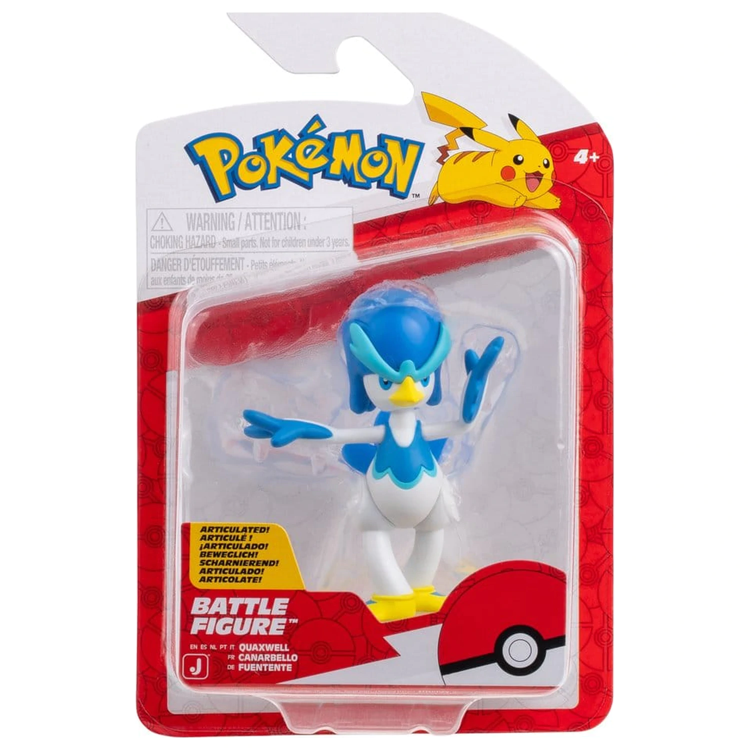 Pokémon Battle figura akciófigura Wave 21 Quaxwell termékfotó