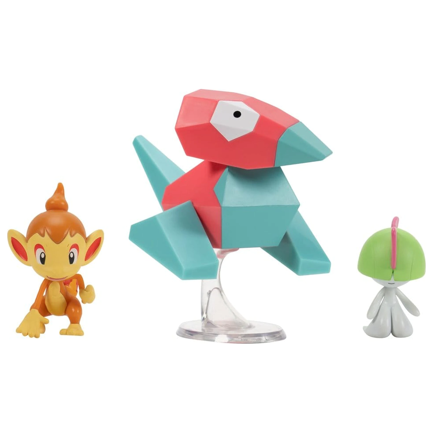 Pokémon Battle figura csomag akciófigura Chimchar, Ralts & Porygon (3-darabos) termékfotó