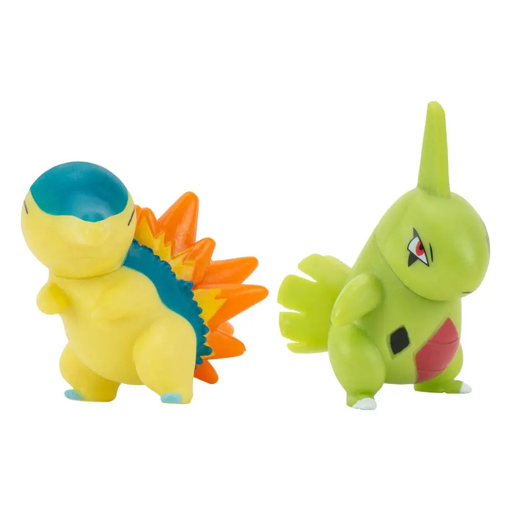 Pokémon Battle figura  Cyndaquil &amp; Larvitar figurák 5 cm termékfotó