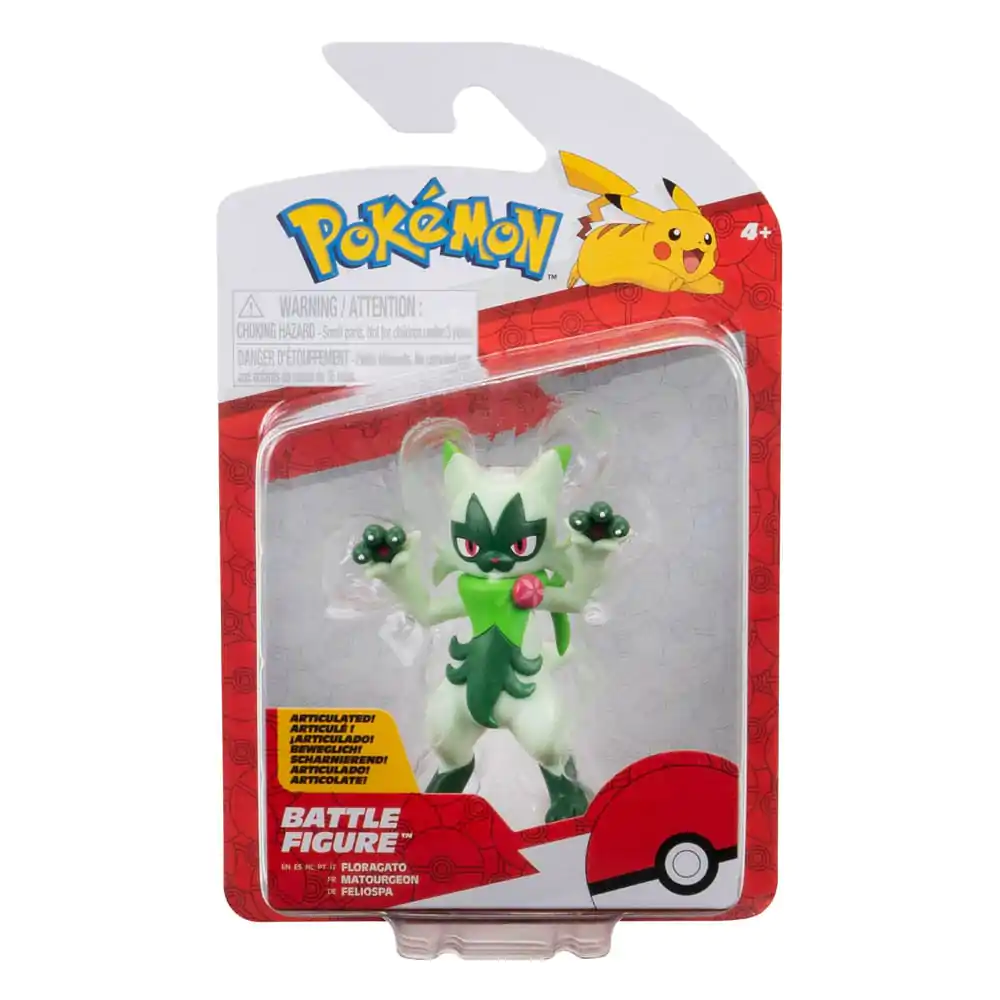 Pokémon Battle figura Floragato 5 cm termékfotó