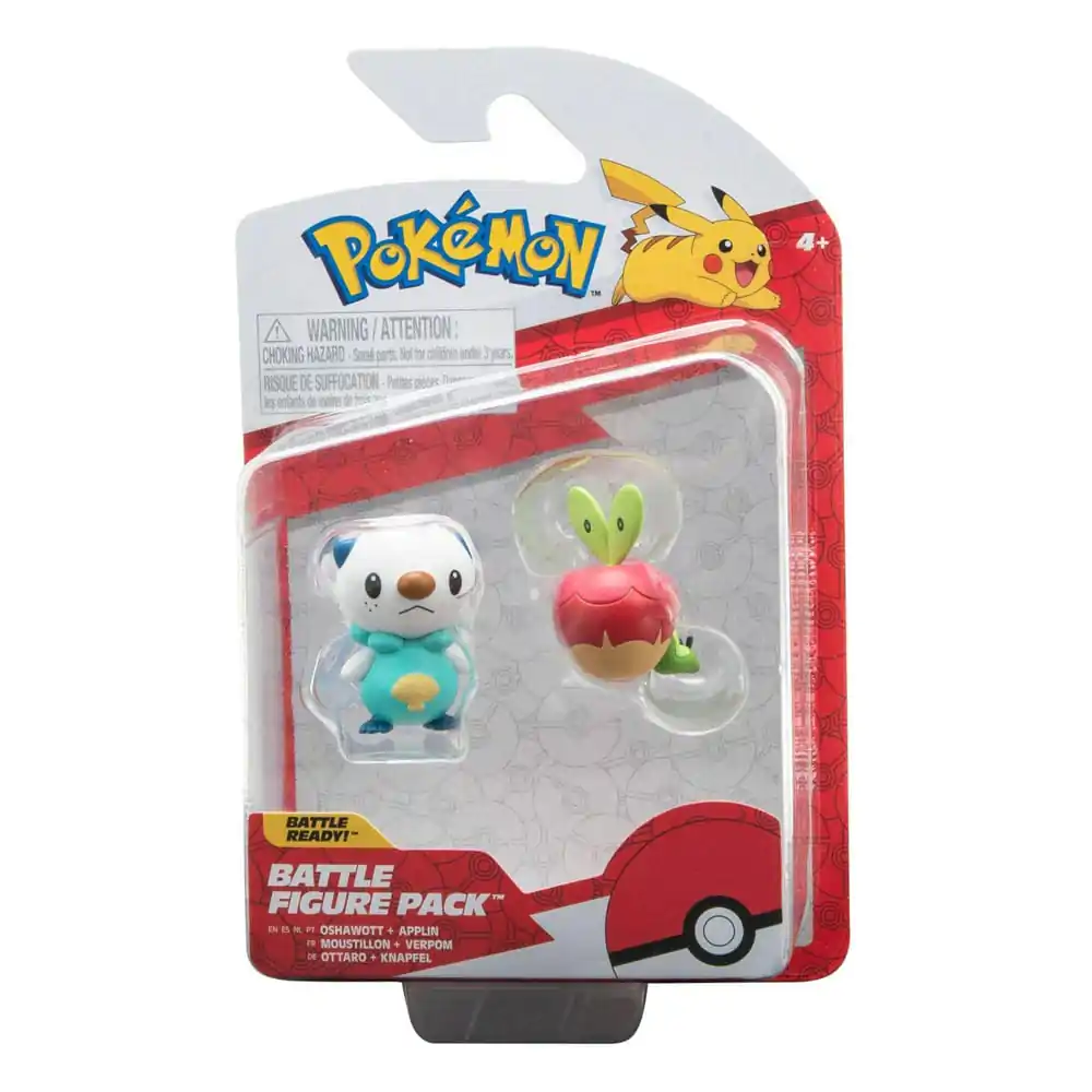 Pokémon Battle Figure Applin, Oshawott 2 db-os figura csomag termékfotó