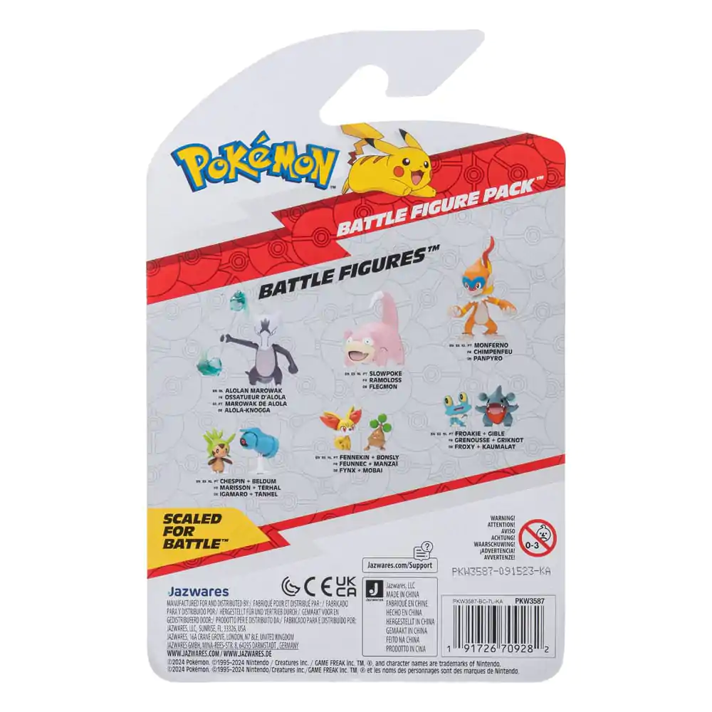 Pokémon Battle Figure First Partner Bulbasaur #2, Pikachu #1 2 db-os figura csomag termékfotó