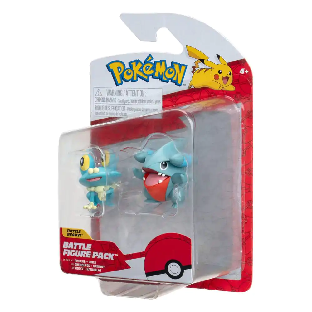 Pokémon Battle Figure First Partner Gible, Froakie 2 db-os figura csomag 5 cm termékfotó